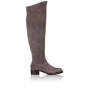 Barney’s Warehouse Gray Suede Boots 35.5